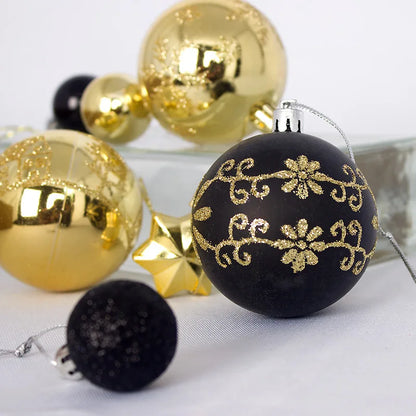 44pcs 3/6CM Christmas ball Christmas tree decoration.