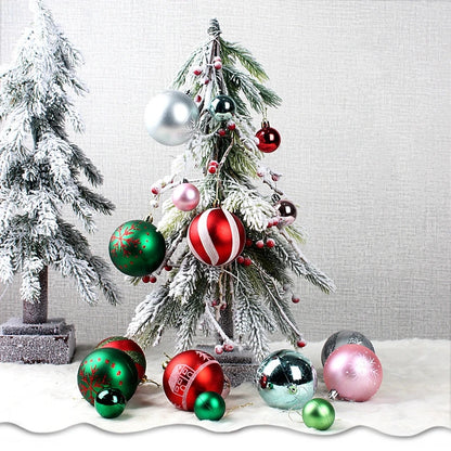 44pcs 3/6CM Christmas ball Christmas tree decoration.