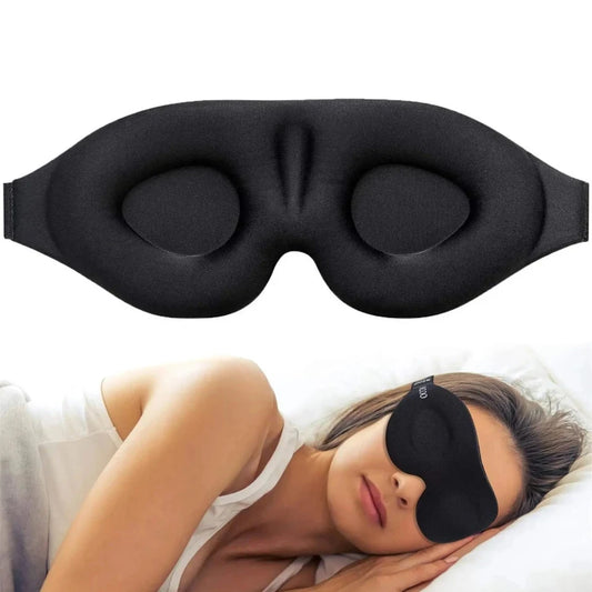 Adjustable 3D pressure-free eye mask, suitable for men and women.