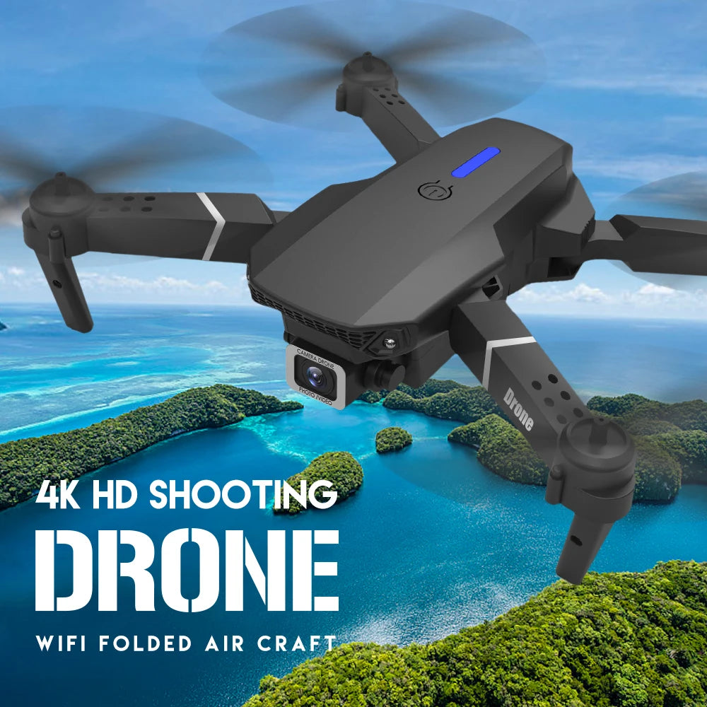 E88Pro RC 4K Professional Drone with Wide Angle HD Camera