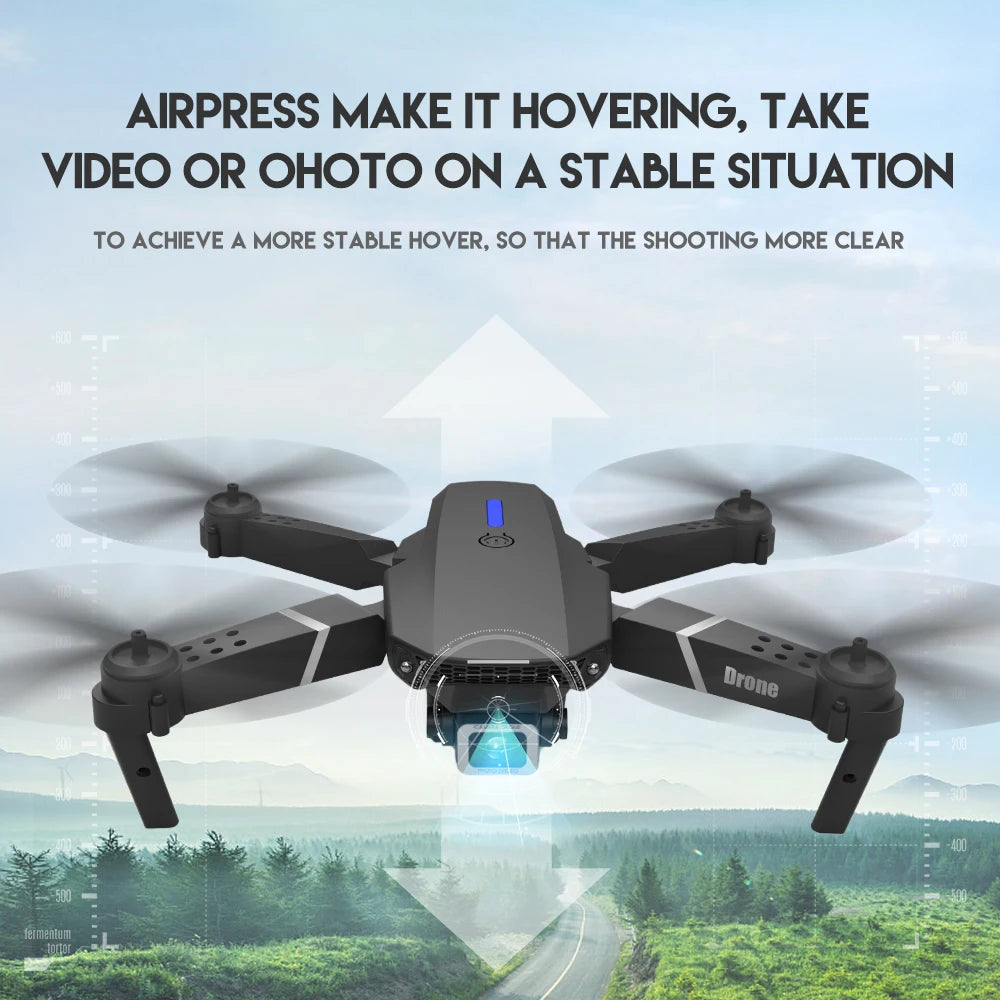 E88Pro RC 4K Professional Drone with Wide Angle HD Camera