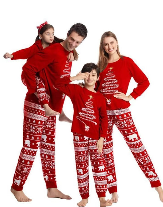 Christmas pajamas set for the family